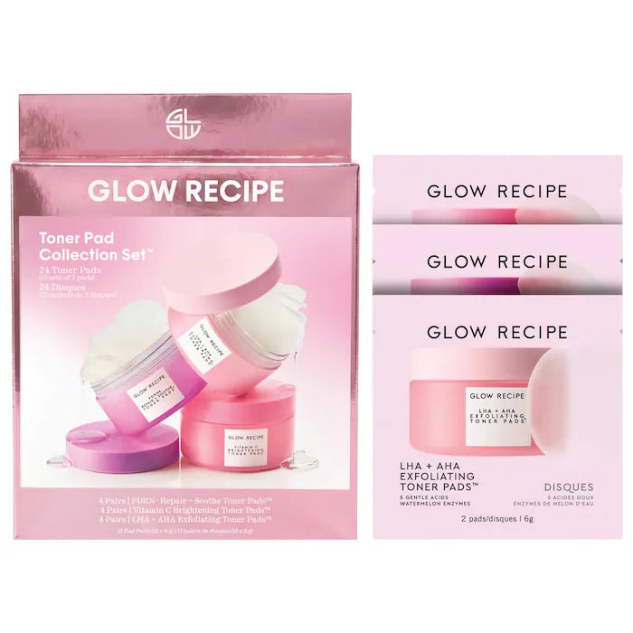 Korean Toner Pad Collection Gift Set for Pores, Dark Spots, and Skin Barrier Repair - Sephora Sale (Bajo Pedido)