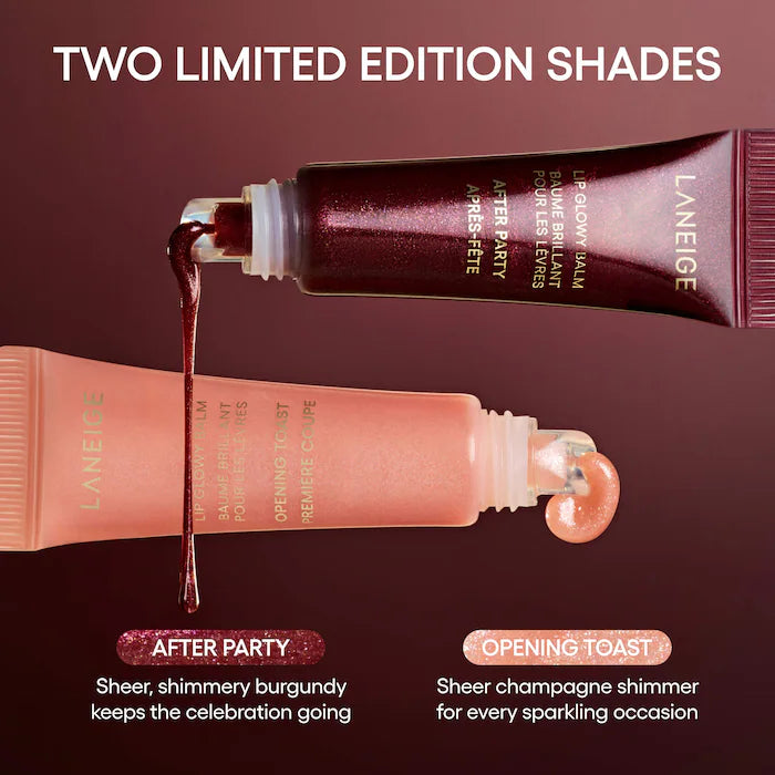 Sparkling Shimmer Lip Glowy Balm Duo Gift Set - Bajo Pedido