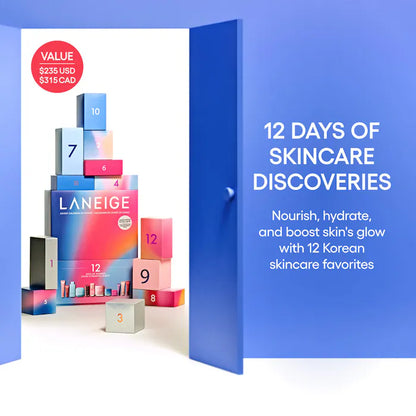 12 Days of Wonder Korean Skincare & Lip Favorites Advent Calendar - Bajo Pedido