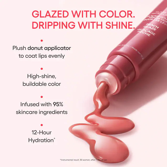 Glassy Lip Minis 3 Pc. Glaze Craze Tinted Peptide Lip Serum Gift Set - Bajo Pedido