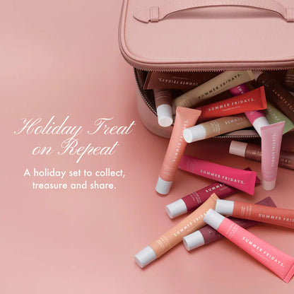The Lip Butter Balm Vault Gift Set with 18 Hydrating Flavors - Bajo Pedido