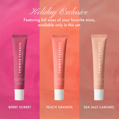 The Lip Butter Balm Vault Gift Set with 18 Hydrating Flavors - Bajo Pedido