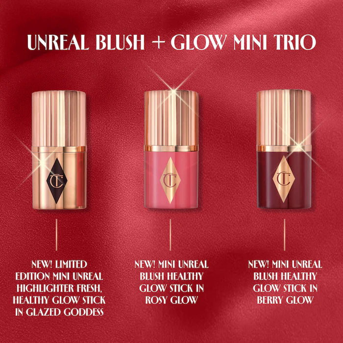 Mini Unreal Blush + Glow Trio - Bajo Pedido