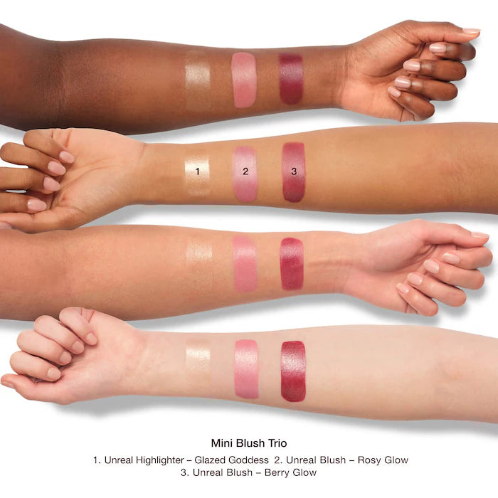 Mini Unreal Blush + Glow Trio - Bajo Pedido