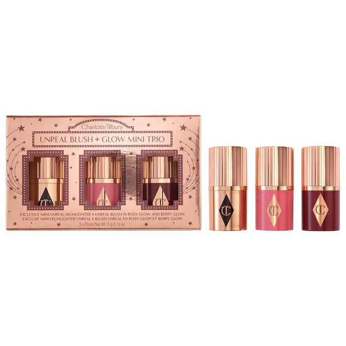 Mini Unreal Blush + Glow Trio - Bajo Pedido