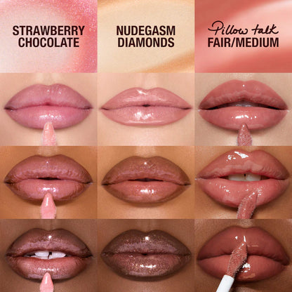 Mini Big Lip Plumpgasm Plumping Lip Gloss Trio Makeup Gift Set - Bajo Pedido