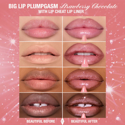 Mini Big Lip Plumpgasm Plumping Lip Gloss Trio Makeup Gift Set - Bajo Pedido