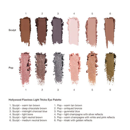 Hollywood Flawless Light Tricks Eyeshadow Palette - Bajo Pedido