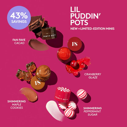 Lil Puddin' Pots Mini Intensive Recovery Lip Mask Set - Bajo Pedido