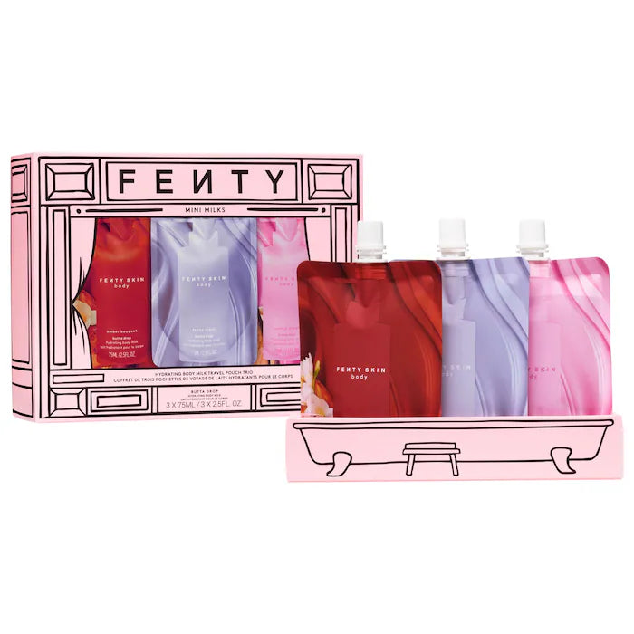 Mini Milks Hydrating Body Milk Travel Pouch Trio - Bajo Pedido