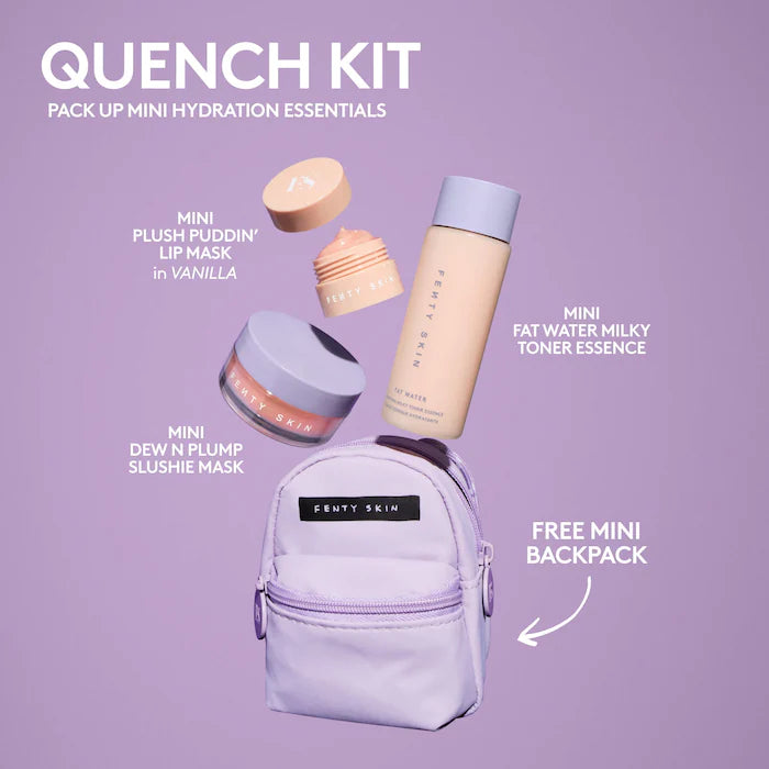 Quench Kit Mini 3-Piece Hydrating Skincare Set + Bag - Bajo Pedido