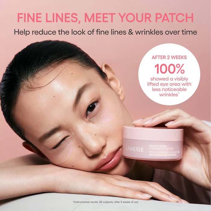 Laneige Bouncy & Firm Hydrogel Eye Patches for Dark Circles, Depuffing, & Wrinkles Guatemala