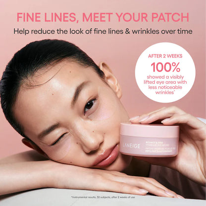 Laneige Bouncy & Firm Hydrogel Eye Patches for Dark Circles, Depuffing, & Wrinkles Guatemala