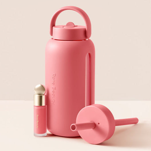 Rare Beauty x Bink: 27oz Bottle & Blush Bundle – HAPPY - Bajo Pedido